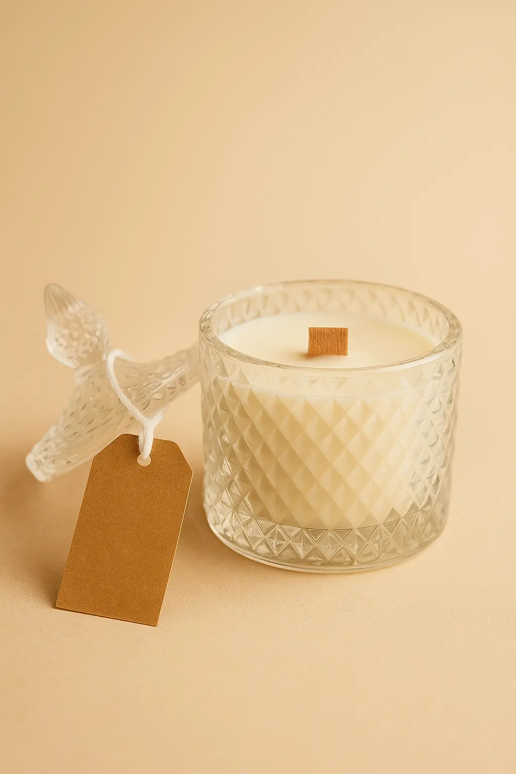 natūrali sojų vaško žvakė skaidriame stikliniame indelyje (130 ml) natūrali sojų vaško žvakė skaidriame stikliniame indelyje (130 ml)