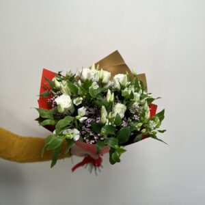 Švelni pastelinė puokštė – sezono pasirinkimas