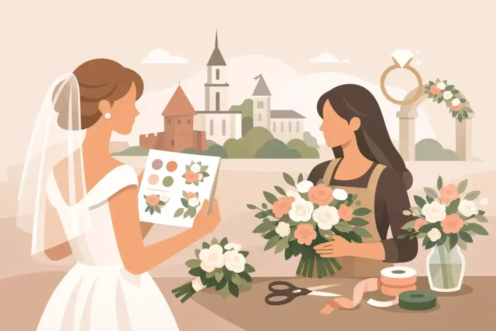 Kaip išsirinkti vestuvių floristą Kaune?