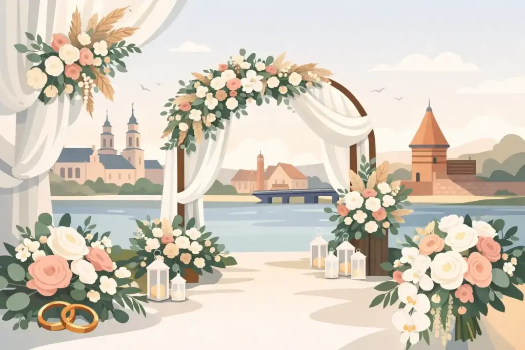 Vestuvinė floristika Kaune jūsų šventės nuotaikai